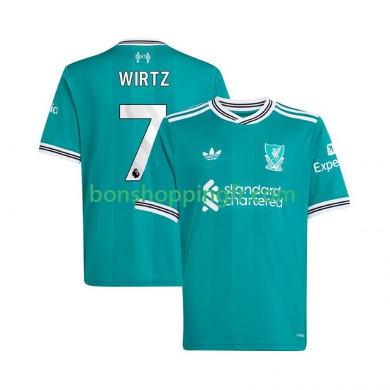 Maillot 3ème Liverpool Florian Wirtz 7 2025-2026 Manches Courtes Homme