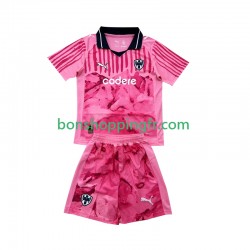 Maillot Domicile Gardien Monterrey FIFA CWC 2025 Manches Courtes Jeune Enfant(+shorts)