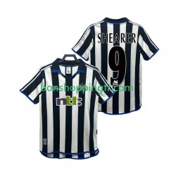 Maillot Rétro Domicile Newcastle United SHEARER 9 2000 2001 Manches Courtes Homme