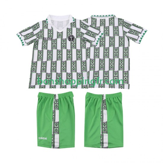 Maillot Rétro Extérieur Nigeria 1994 Manches Courtes Jeune Enfant(+shorts)