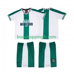 Maillot Rétro Extérieur Nigeria 1996 Manches Courtes Jeune Enfant(+shorts)