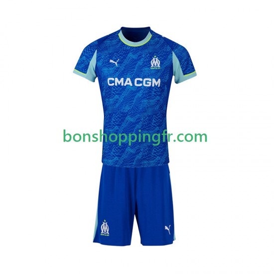 Maillot 3ème Olympique de Marseille 2025-2026 Manches Courtes Jeune Enfant(+shorts)