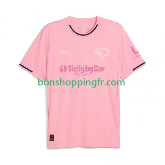 Maillot Domicile Palermo 2025-2026 Manches Courtes Homme