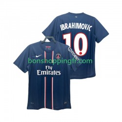 Maillot Rétro Domicile Paris Saint-Germain IBRAHIMOVIC 10 2012 2013 Manches Courtes Homme