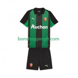 Maillot Extérieur RC Lens 2025-2026 Manches Courtes Jeune Enfant(+shorts)
