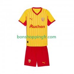 Maillot Domicile RC Lens 2025-2026 Manches Courtes Jeune Enfant(+shorts)