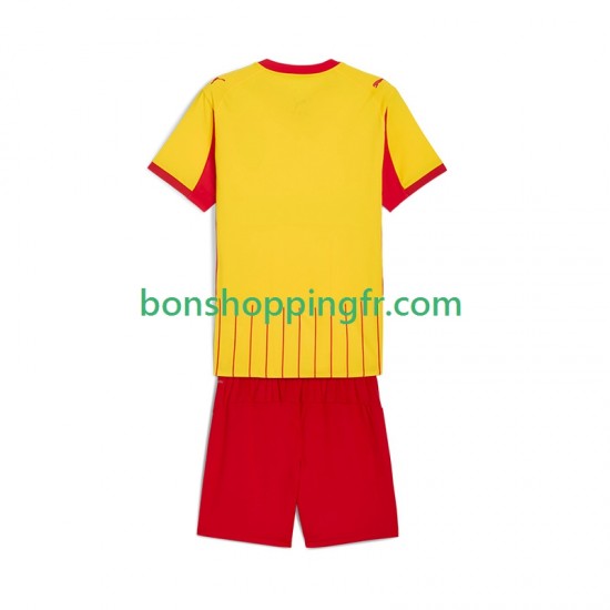 Maillot Domicile RC Lens 2025-2026 Manches Courtes Jeune Enfant(+shorts)