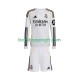 Maillot Domicile Real Madrid 2025-2026 Manches Longues Jeune Enfant(+shorts)