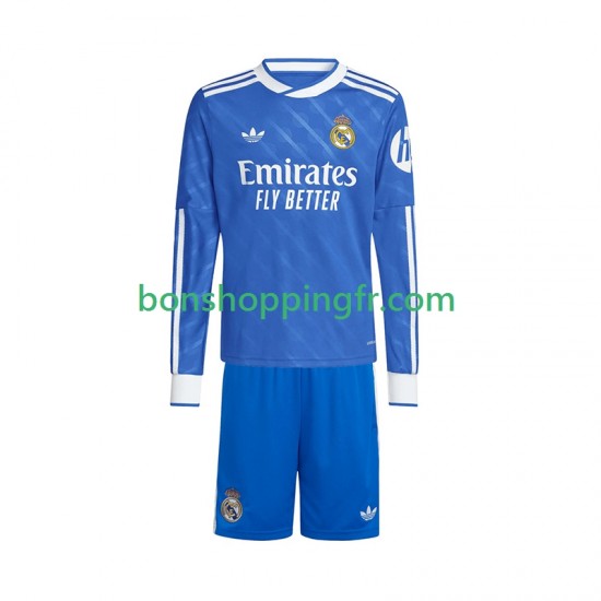 Maillot 3ème Real Madrid 2025-2026 Manches Longues Jeune Enfant(+shorts)