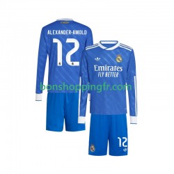 Maillot 3ème Real Madrid Trent Alexander-Arnold 12 2025-2026 Manches Longues Jeune Enfant(+shorts)