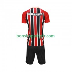 Maillot Extérieur São Paulo 2025-2026 Manches Courtes Jeune Enfant(+shorts)