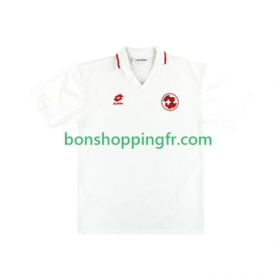 Maillot Rétro Extérieur Suisse 1994 Manches Courtes Homme