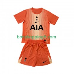 Maillot 3ème Tottenham Hotspur Gardien 2025-2026 Manches Courtes Jeune Enfant(+shorts)