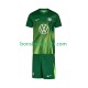 Maillot Domicile VfL Wolfsburg 2025-2026 Manches Courtes Jeune Enfant(+shorts)