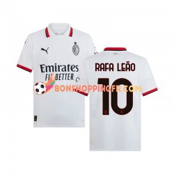 Maillot Extérieur AC Milan RAFA LEAO 10 2024-2025 Manches Courtes Homme
