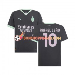 Maillot 3ème AC Milan Rafael Leao 10 2024-2025 Manches Courtes Homme