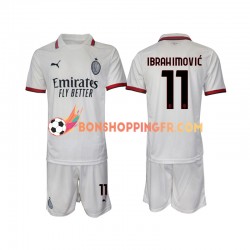 Maillot Extérieur AC Milan ibrahimovic 11 2024-2025 Manches Courtes Jeune Enfant(+shorts)