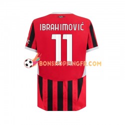 Maillot Domicile AC Milan ibrahimovic 11 2024-2025 Manches Courtes Homme