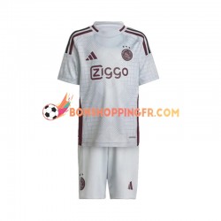 Maillot 3ème Ajax Amsterdam 2024-2025 Manches Courtes Jeune Enfant(+shorts)