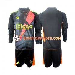 Maillot Domicile Ajax Amsterdam Gardien 2024-2025 Manches Longues Jeune Enfant(+shorts)
