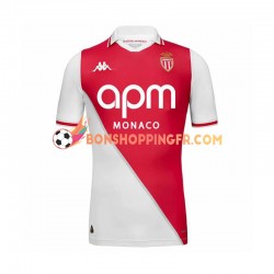 Maillot Domicile AS Monaco 2024-2025 Manches Courtes Homme