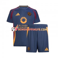 Maillot 3ème AS Rome 2024-2025 Manches Courtes Jeune Enfant(+shorts)