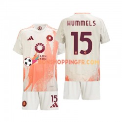 Maillot Extérieur AS Rome Mats Hummels 15 2024-2025 Manches Courtes Jeune Enfant(+shorts)