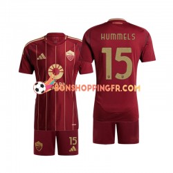 Maillot Domicile AS Rome Mats Hummels 15 2024-2025 Manches Courtes Jeune Enfant(+shorts)