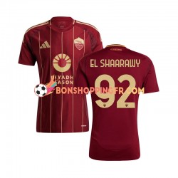 Maillot Domicile AS Rome Stephan El Shaarawy 92 2024-2025 Manches Courtes Homme