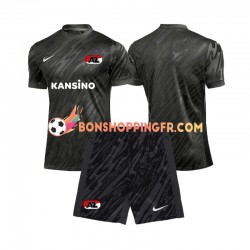 Maillot Extérieur AZ Alkmaar Gardien 2024-2025 Manches Courtes Jeune Enfant(+shorts)