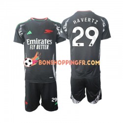 Maillot Extérieur Arsenal Havertz 29 2024-2025 Manches Courtes Jeune Enfant(+shorts)