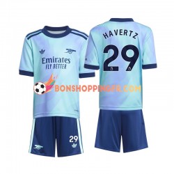 Maillot 3ème Arsenal Havertz 29 2024-2025 Manches Courtes Jeune Enfant(+shorts)