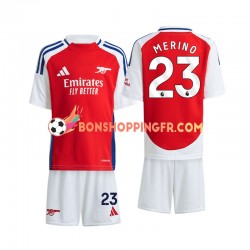 Maillot Domicile Arsenal Merino 23 2024-2025 Manches Courtes Jeune Enfant(+shorts)