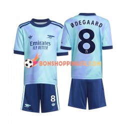 Maillot 3ème Arsenal Odegaard 8 2024-2025 Manches Courtes Jeune Enfant(+shorts)