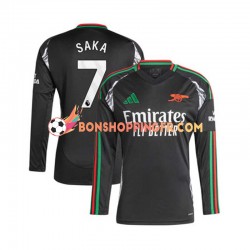 Maillot Extérieur Arsenal SAKA 7 2024-2025 Manches Longues Homme