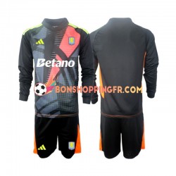 Maillot Domicile Aston Villa Gardien 2024-2025 Manches Longues Jeune Enfant(+shorts)