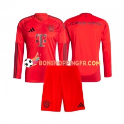 Maillot Domicile Bayern Munich 2024-2025 Manches Longues Jeune Enfant(+shorts)