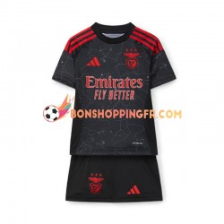 Maillot Extérieur Benfica 2024-2025 Manches Courtes Jeune Enfant(+shorts)