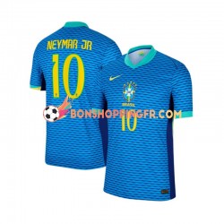 Maillot Extérieur Brésil Neymar JR 10 2024 Manches Courtes Homme