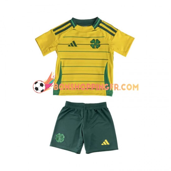 Maillot Extérieur Celtic 2024-2025 Manches Courtes Jeune Enfant(+shorts)