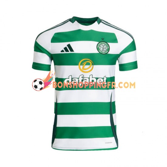 Maillot Domicile Celtic 2024-2025 Manches Courtes Homme