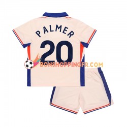 Maillot Extérieur Chelsea Cole Palmer 20 2024-2025 Manches Courtes Jeune Enfant(+shorts)