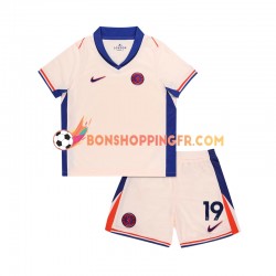 Maillot Extérieur Chelsea Jadon Sancho 19 2024-2025 Manches Courtes Jeune Enfant(+shorts)