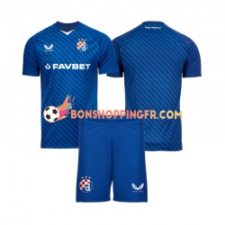 Maillot Domicile Dinamo Zagreb 2024-2025 Manches Courtes Jeune Enfant(+shorts)