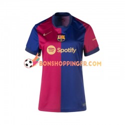 Maillot Domicile FC Barcelone 2024-2025 Manches Courtes Femme