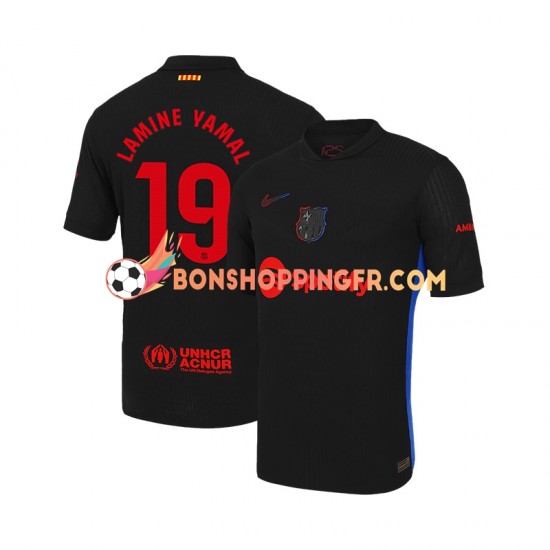 Maillot Extérieur FC Barcelone LAMINE YAMAL 19 2024-2025 Manches Courtes Homme