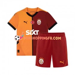 Maillot Domicile Galatasaray 2024-2025 Manches Courtes Jeune Enfant(+shorts)