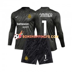 Maillot 3ème Inter Milan Gardien Yann Sommer 1 2024-2025 Manches Longues Jeune Enfant(+shorts)