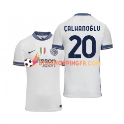 Maillot Extérieur Inter Milan Hakan Calhanoglu 20 2024-2025 Manches Courtes Homme