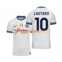 Maillot Extérieur Inter Milan Lautaro 10 2024-2025 Manches Courtes Homme